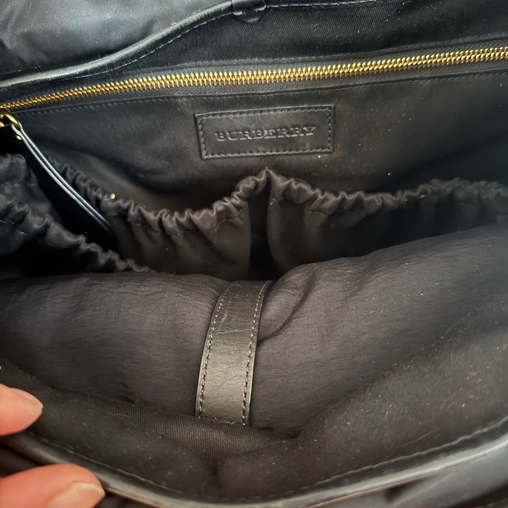 Burberry Black Quilted Baby Bag - Picture 7 of 12